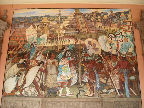 Mural, Diego Rivera, Palacio Nacional, Mexico City