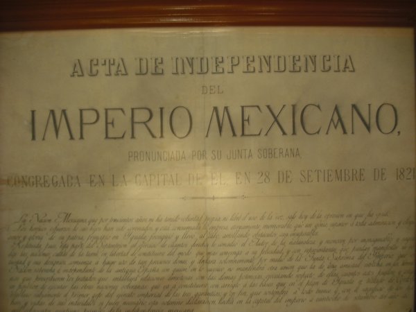 The declaration of Independence with signatures