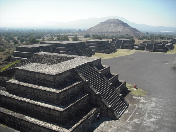 View from the Pyramid of the Moon