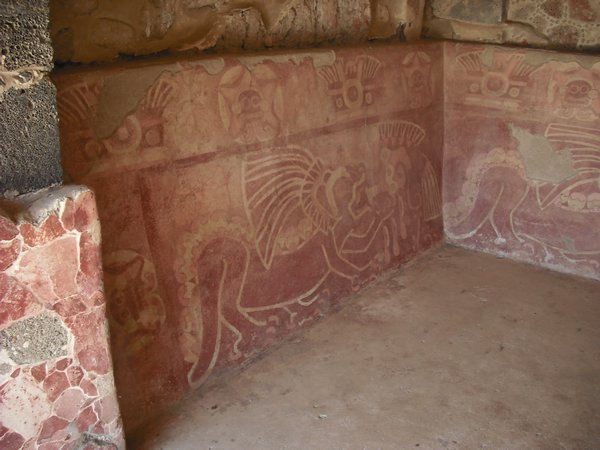Murals in Teotihuacan
