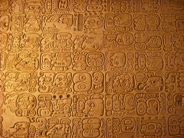 Mayan hieroglyphs