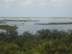 Sian Ka'an Biosphere lagoon view