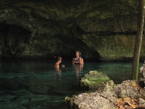 Cenote and some readjustments to our gear in fresh water