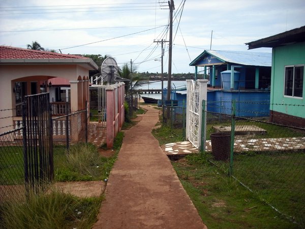 The path in the village