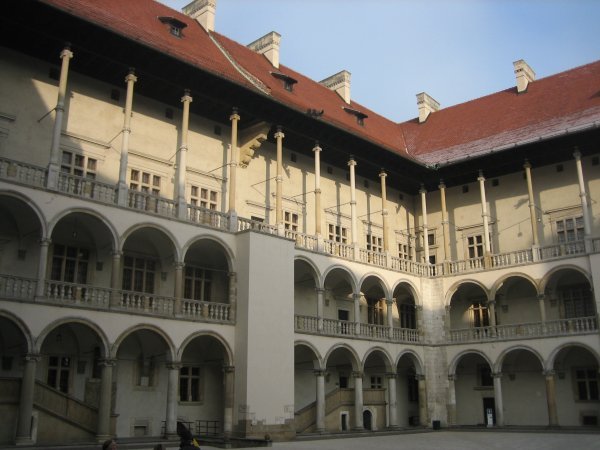 Courtyard in the castle