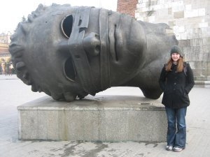 A big head and me