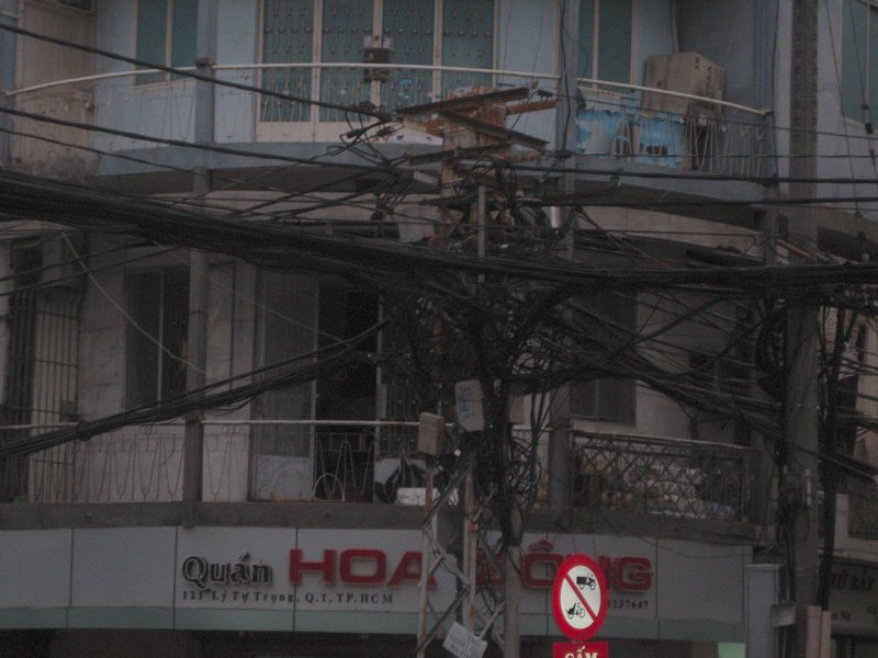 Saigon power lines