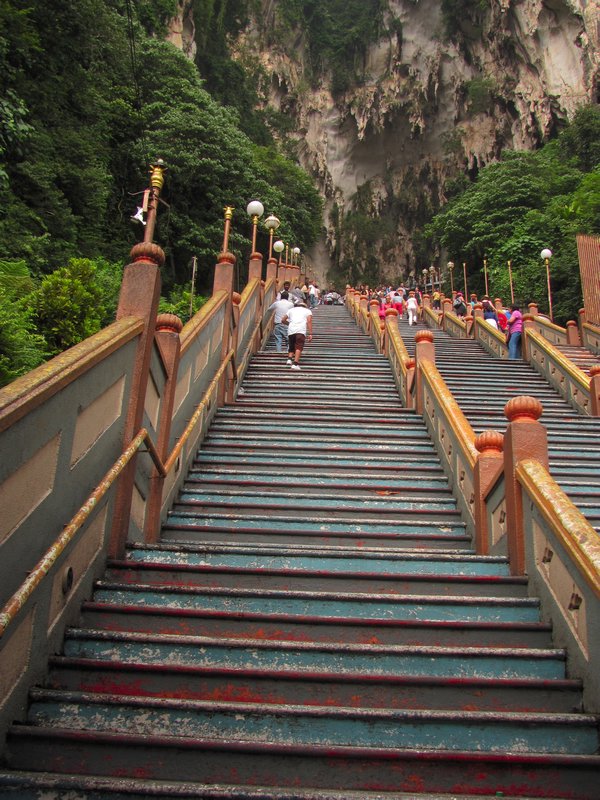 Lots of stairs, Batu Caves, Kuala Lumpur