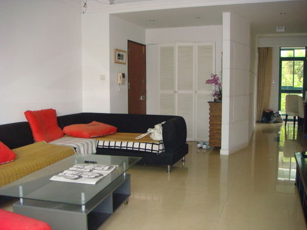 The lounge area
