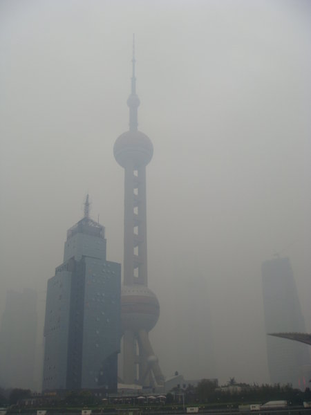 Shanghai in the fog