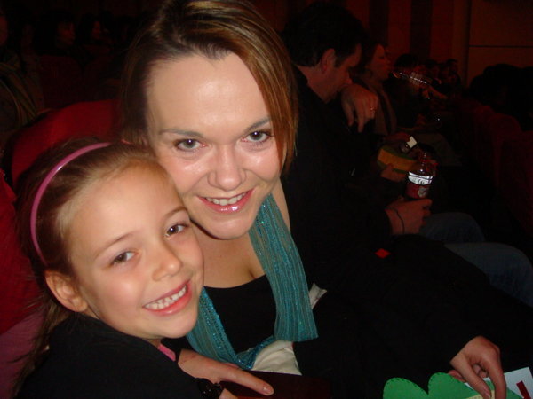 Mummy and sophie in the audience