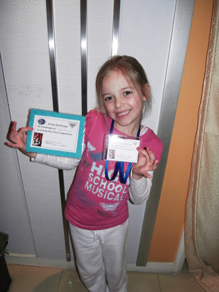 Sophie and certificate