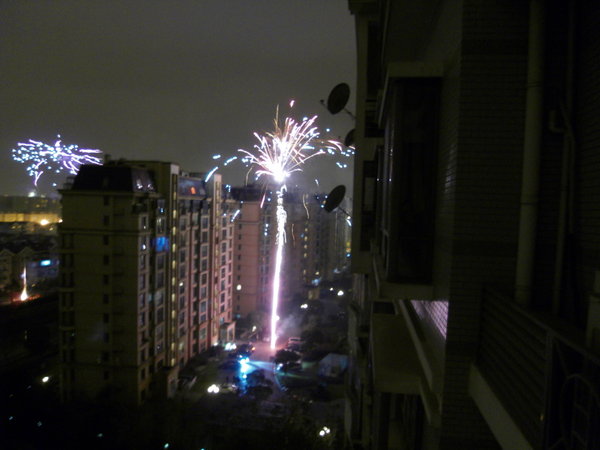 Fireworks all over the city