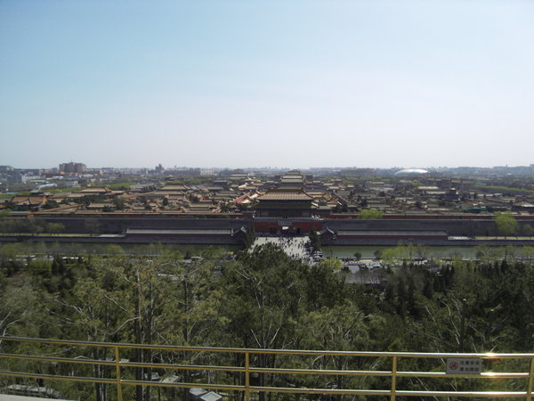 What a view of the Forbidden City