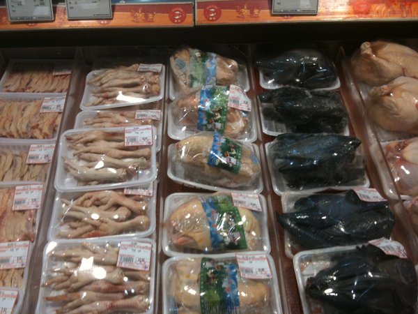 The poultry section