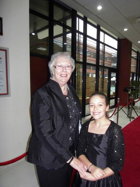 Nanny and Soph at the D'Oscars