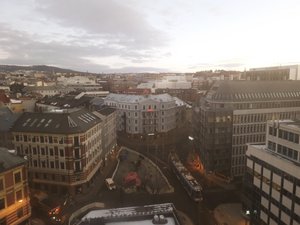 View of Oslo from my room