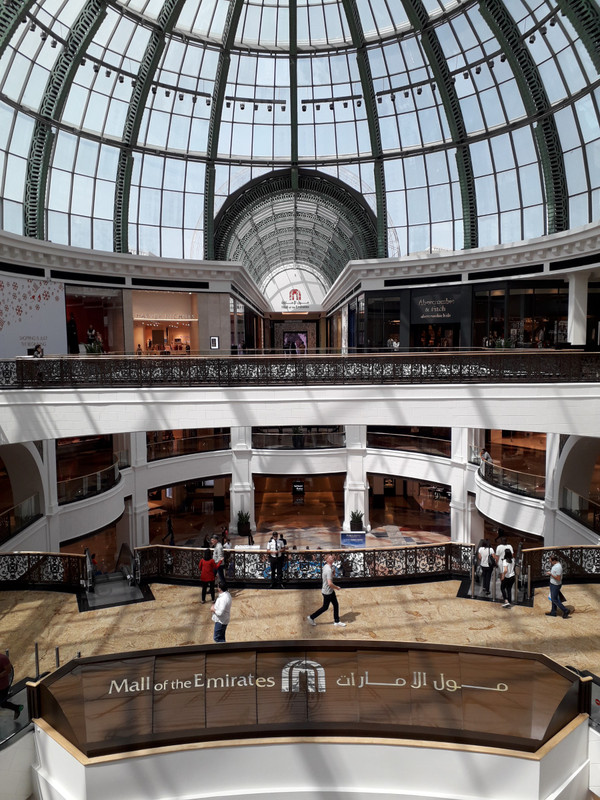 At the Mall of the Emirates