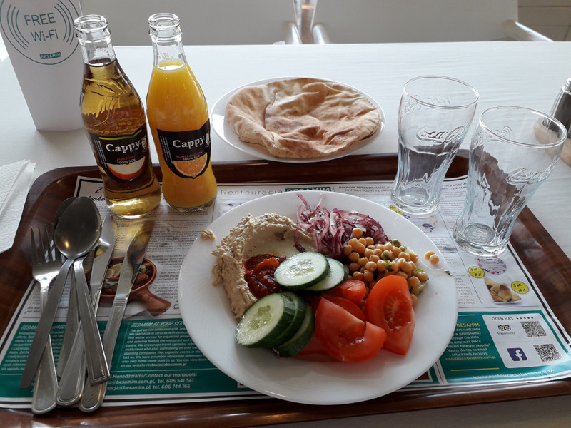 Jewish meal at Polin Museum