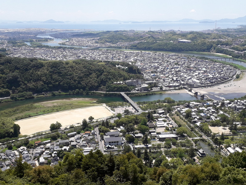 View from Iwakuni Castle overlooking Hiroshima Bay 