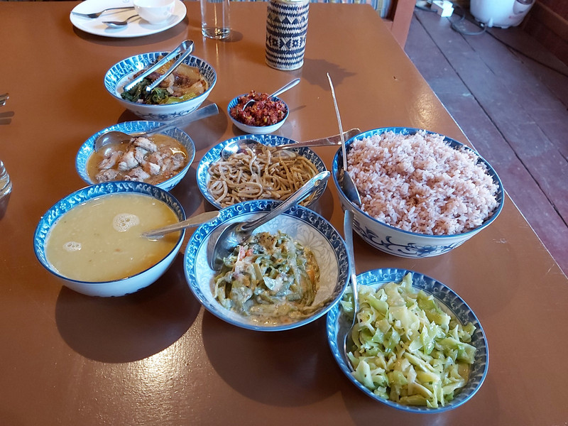 Bhutanese Lunch at Simply Bhutan