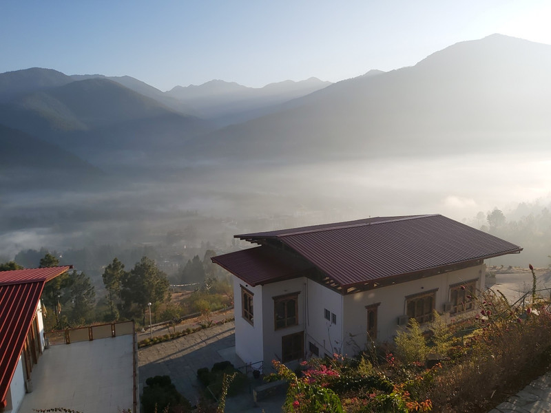 Overlooking the beautiful Punakha Valley