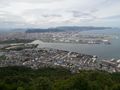 View of Takamatsu city from Yashima