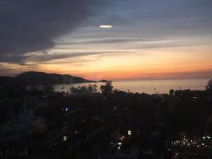 Sunset over Patong Bay