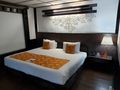 My huge bed at Tashi Namgay Resort