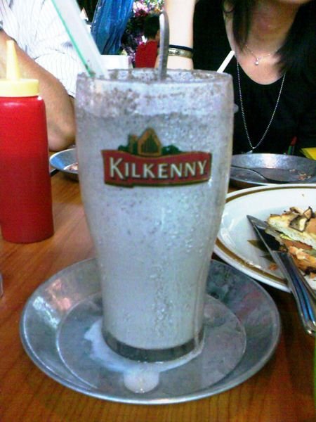 Kilkenny Beer? Nah, its Oreo Cookies Milkshake 