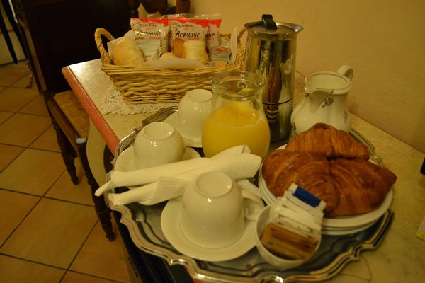 And lovely breakfast in the room