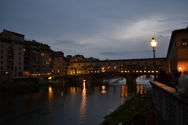 Overlooking the Arno River