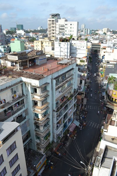 Saigon breakfast views