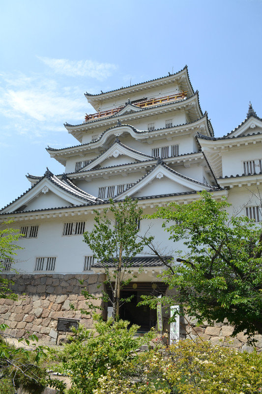 The Fukuyama Castle standing proud