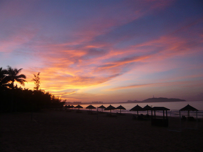 Sunrise over Haitang Bay, Sanya