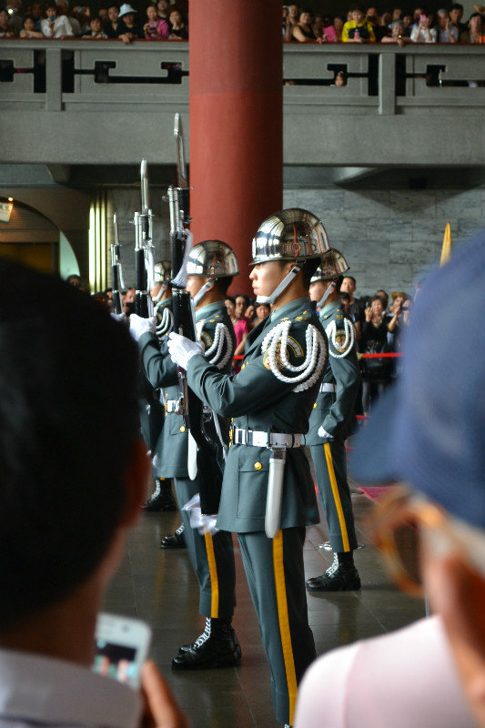 The Changing of Guards in actions @ Sun Yat Sen Memorial Hall, Taipei