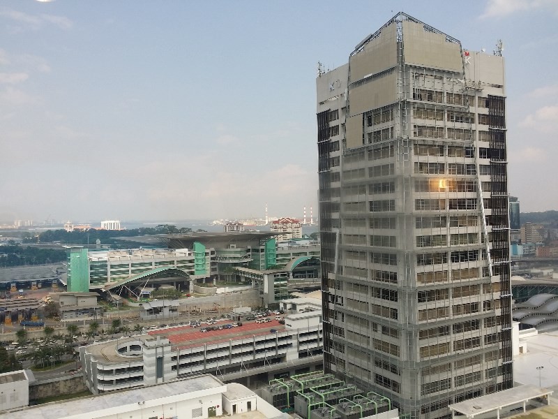 View of Johor Bahru city centre