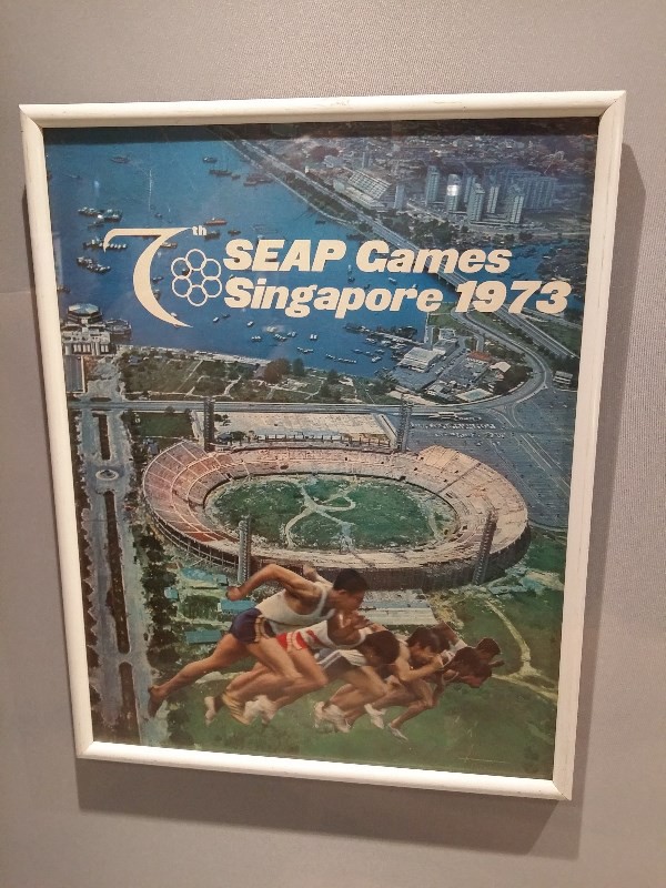 The first Seap Games in Singapore held at the National Stadium in 1973