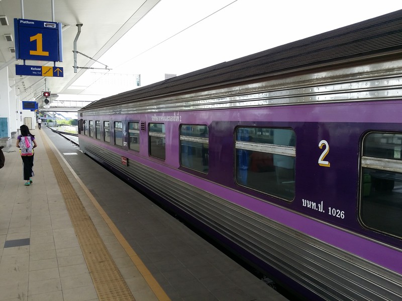 The train at Butterworth Station