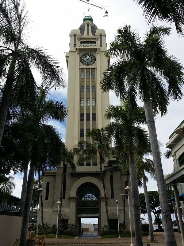 The iconic Aloha Tower