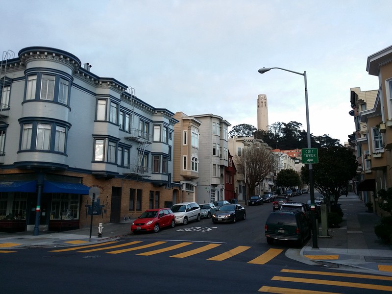 Heading to the Coit Tower