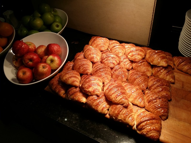Yummy crossiants in the morning