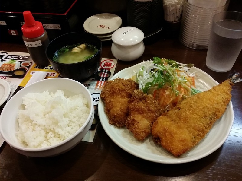 My first lunch in Japan