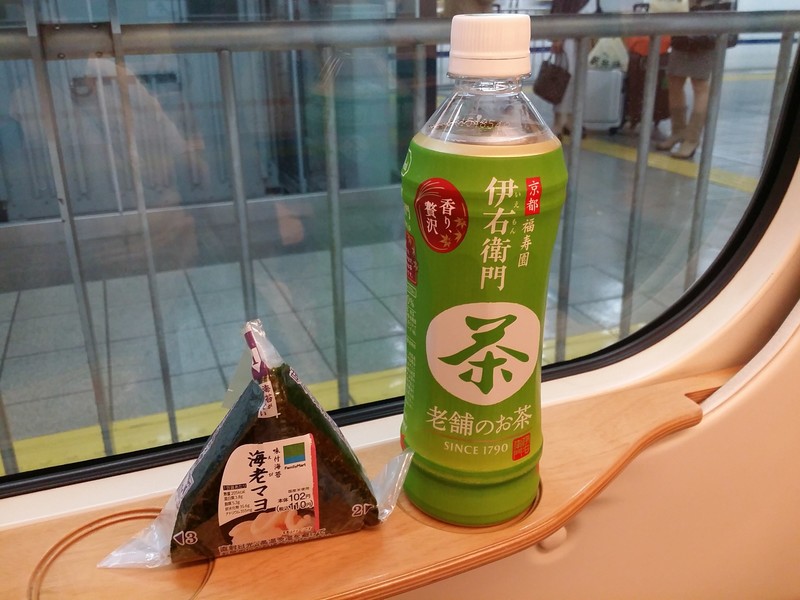 Light snack on the Shinkansen ride to Kurume