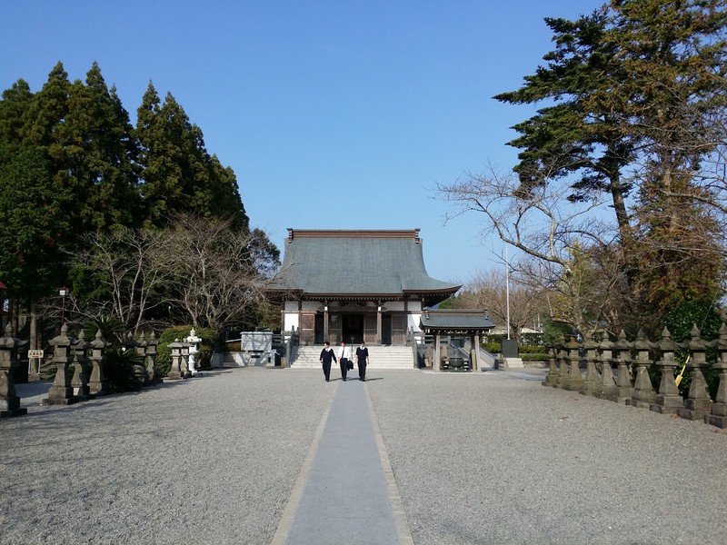 The shrine within the Peace Park 