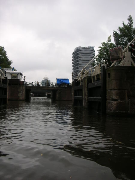 A lock on Canal in Dam