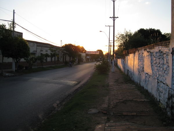 Sunset over La Obra Social