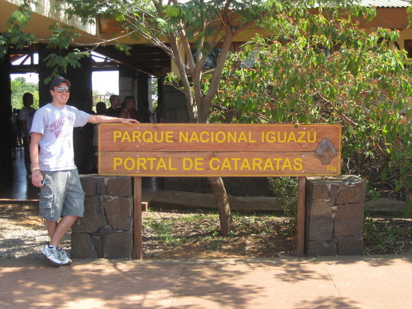 Entrance of Parque Nacional Iguazu