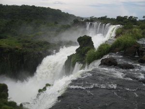 Superior view of the falls