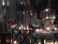 Nativity scene inside the church